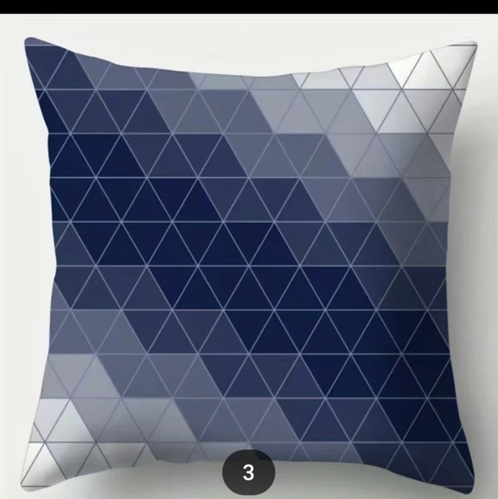 New Blue home decor accent pillow case